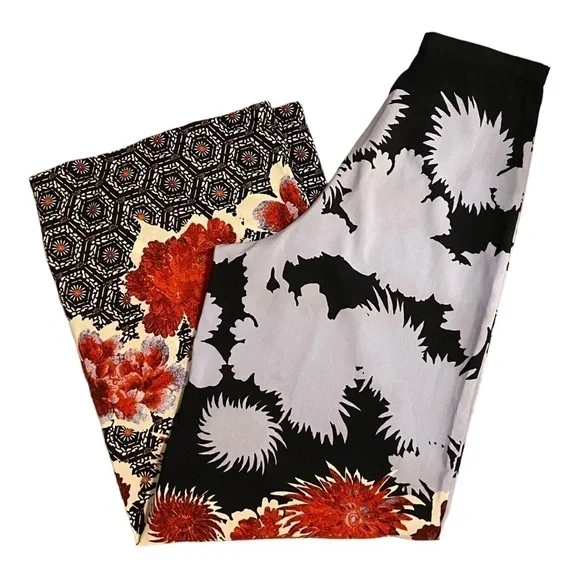 Topshop Floral Print Wide Leg Pants - Picture 7 of 8